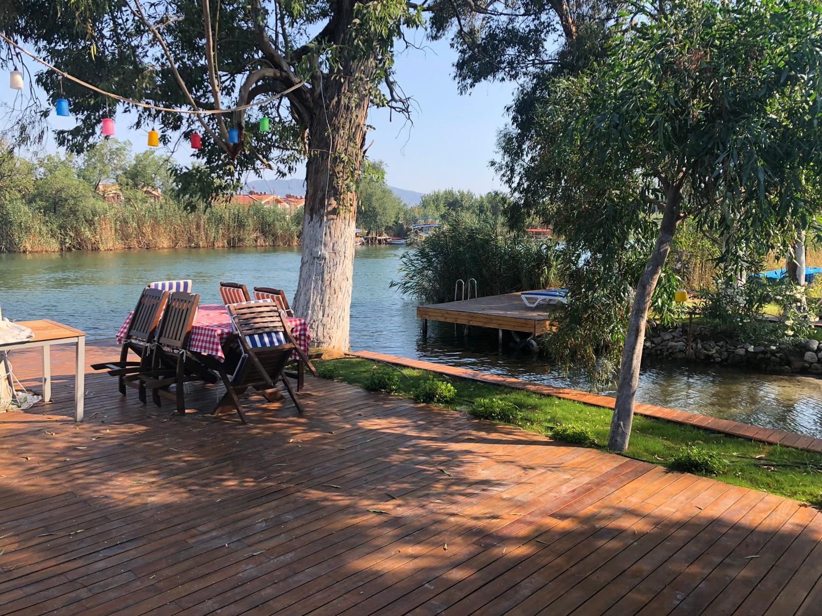 Exclusive waterfront estate in Dalyan with views of ancient Kaunos.